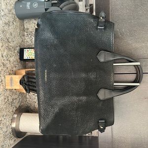 Suede Leather Burberry Tote